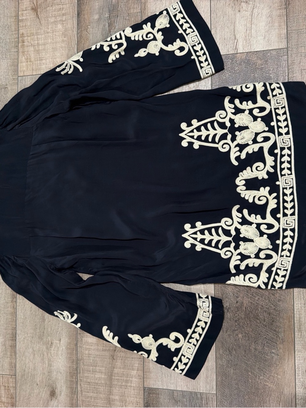 Isabel Marant Etoile Fadeli embroidered crepe tunic dress - Picture 9 of 12